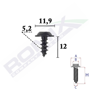 wkręt montażowy C70642