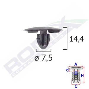 spinka wyciszenia B25665