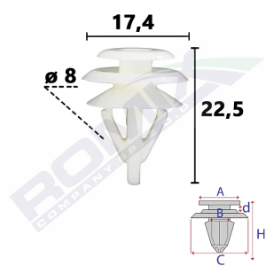 spinka tapicerska B22064
