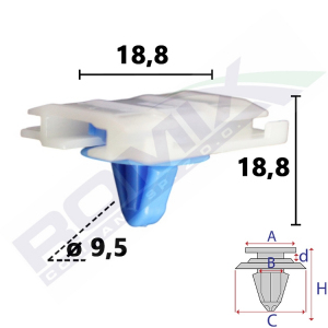 spinka listwy 12445