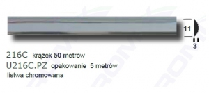 Listwa chromowana 216C