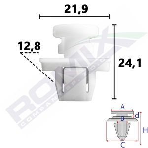 spinka listwy C80149
