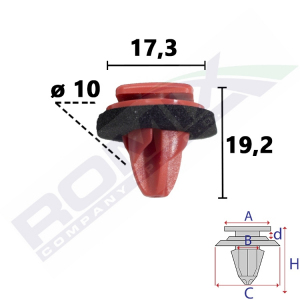 spinka listwy C70863