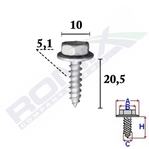 wkręt montażowy C70366
