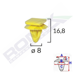 spinka listwy C50054