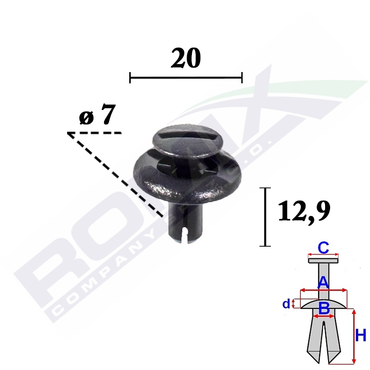 kołek rozporowy C70521 Katalog Dystrybutor spinek