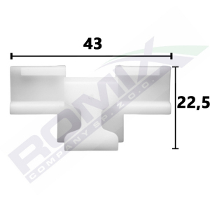 spinka listwy C80143