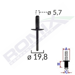 nit plastikowy C60691