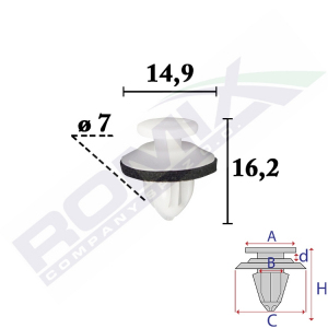 spinka listwy C70687