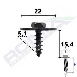 wkręt montażowy C70853