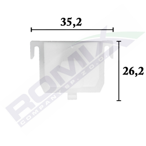 spinka listwy C70782