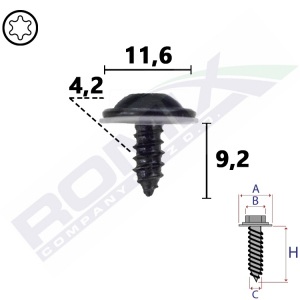 wkręt montażowy C70812