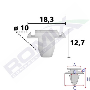 spinka listwy C80137