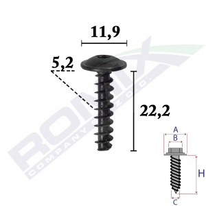 wkręt montażowy C70640